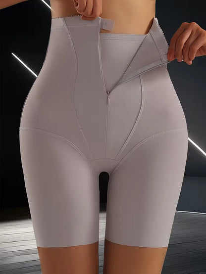 High-waisted shapewear boxer brief
