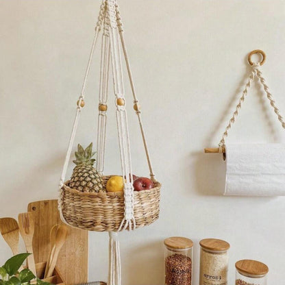 Handgeweven bohemien hangmand - ideaal om je ruimte te versieren