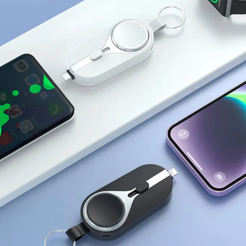Clip di ricarica wireless compatta - Alimentatore pratico e portatile