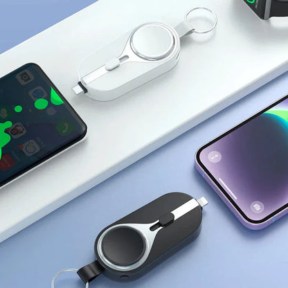 Clip di ricarica wireless compatta - Alimentatore pratico e portatile
