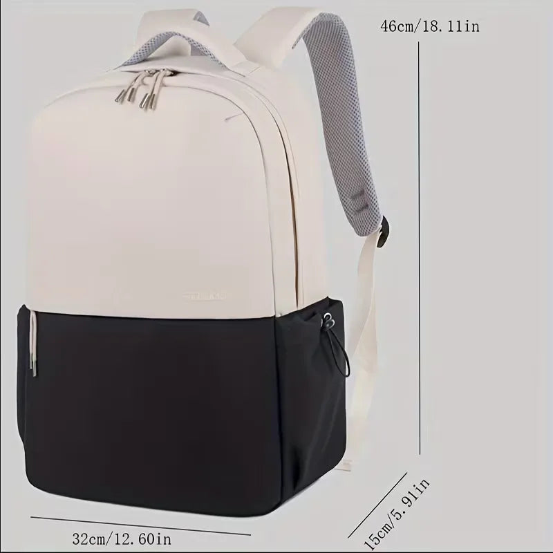 Sac à dos bicolore avec bretelles réglables