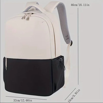 Sac à dos bicolore avec bretelles réglables