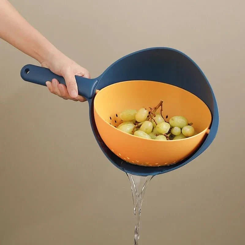 drainage bowl | Handle + Dual Function