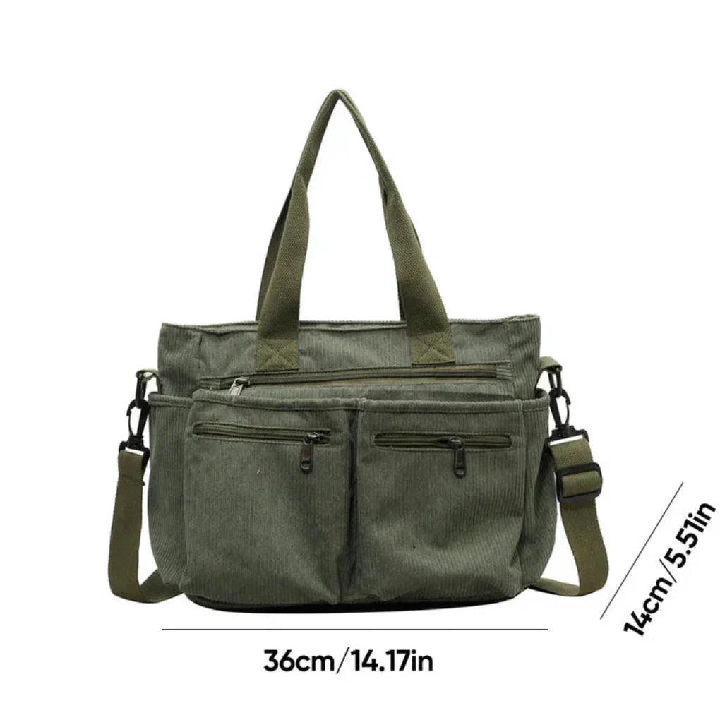 Slim & Functional Dual-Zip Bag