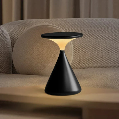 Lampada da tavolo a LED Aeron Hourglass dimmerabile - elegante e senza fili