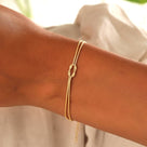 Nova - Armband met liefdesknoop