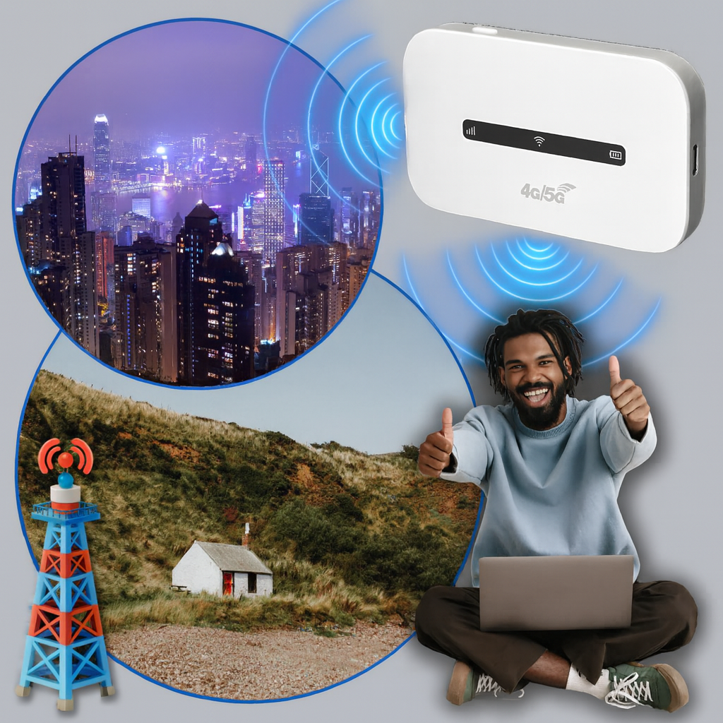 Portable Wi-Fi Router – Internet Access on the Go