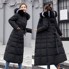 Lumi - Long Quilted Winter Coat with Hood