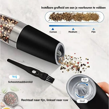 Automatic Salt & Pepper Mill | Gravity Induction