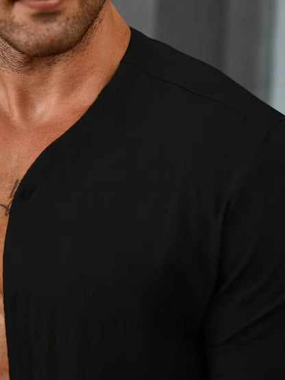 Chemise à col mandarin