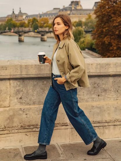 Trench-coat avec doublure à carreaux
