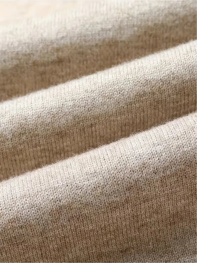 Pull à col roulé avec manches longues