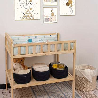 Modern Woven Storage Basket for Wardrobe and Desk – Compact and Stylish Design