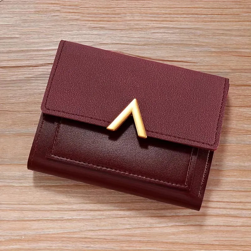 Portefeuille avec fermeture en V
