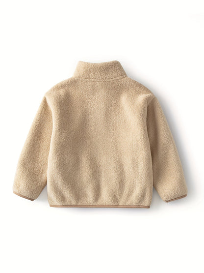 Polar fleece children's jacket in solid colour - Fenley