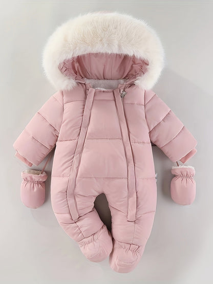 Detský overal Frosty – luxusný zimný overal s kapucňou na chladnejšie mesiace