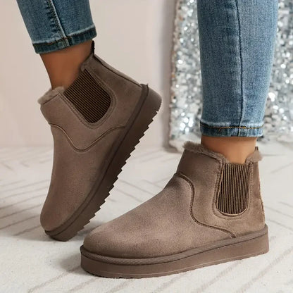 Women's Winter Warm Lined Boots with Anti-Slip