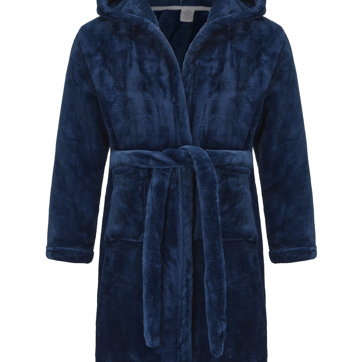 Children's Hooded Bathrobe – Soft Fleece Robe for Girls with Comfortable Fit