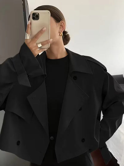 Oversized Fit Trench Coat