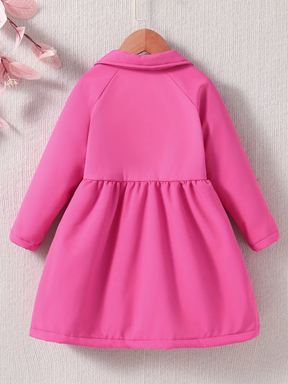 Toddler Girls' Winter Coat with Fleece Lining - Sabine