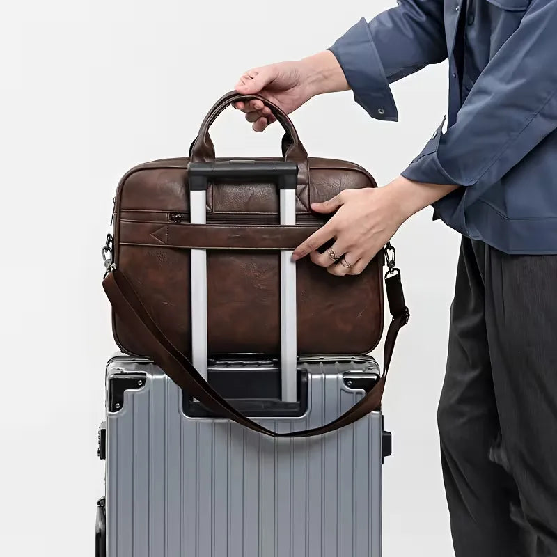 Laptop bag with adjustable shoulder strap