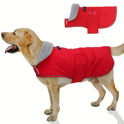 Cappotto per cani con fodera calda, adatto a diverse razze e ideale per l'inverno