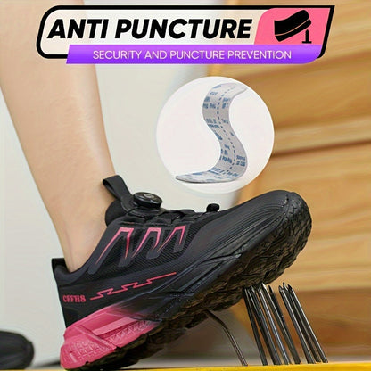 Zapatos de trabajo seguros para mujer - Ligeros y protectores