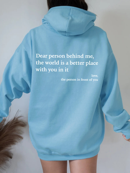 Unisex Hoodie with Inspirational Message