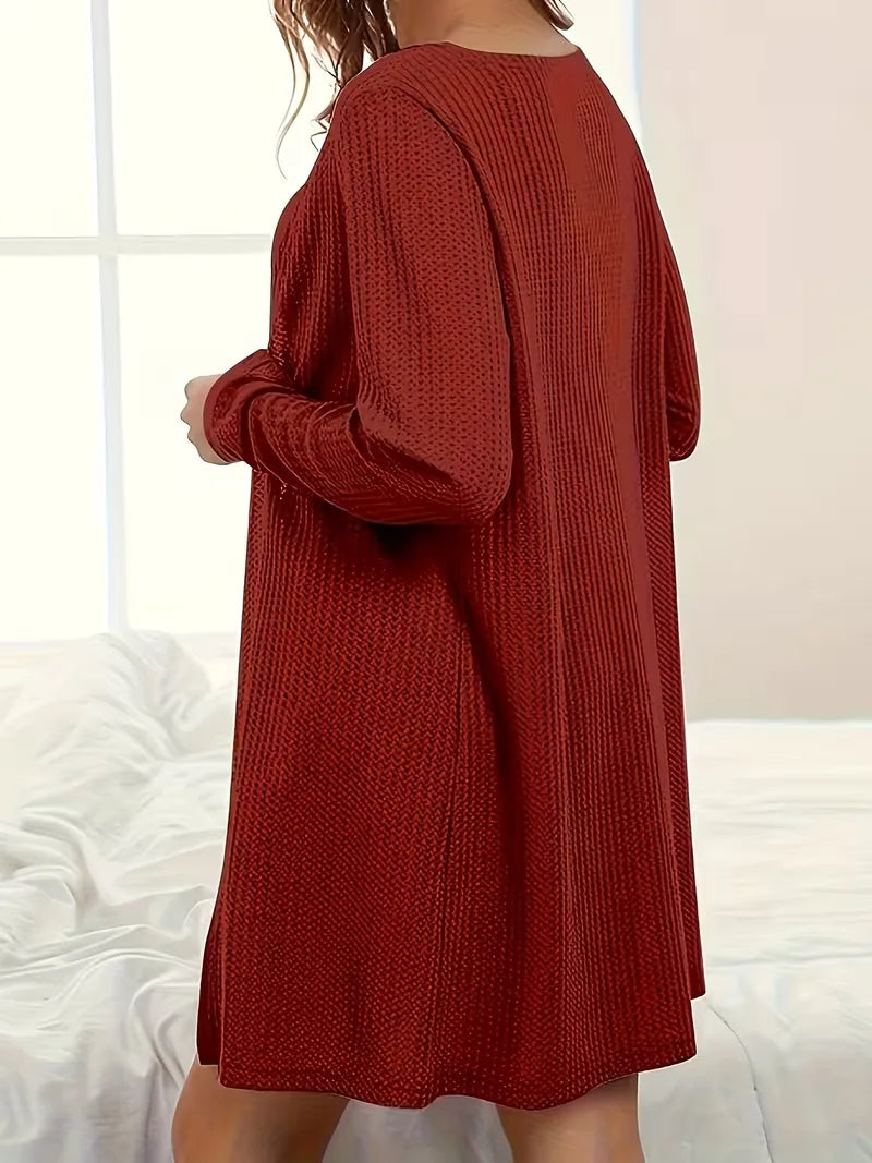 Ensemble trois pièces avec texture gaufrée