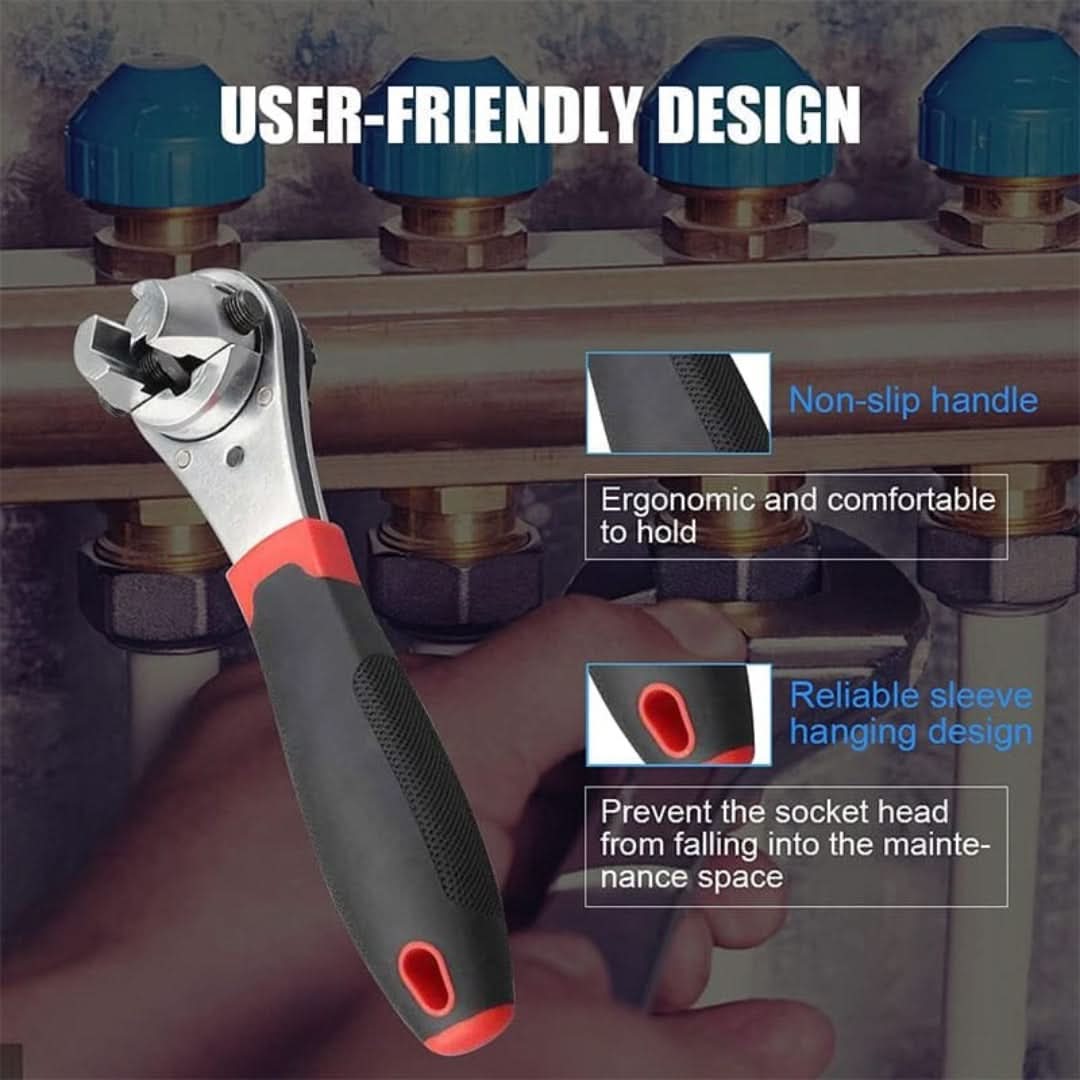 Adjustable Ratchet Wrench - Fits Everything