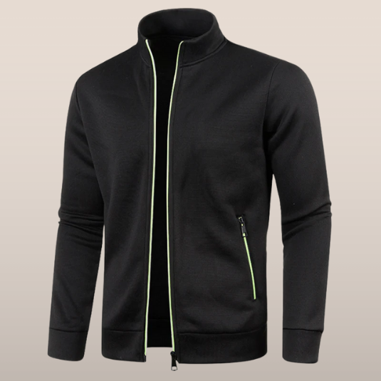 Chaqueta deportiva ligera para hombre – Transpirable y con cuello alto