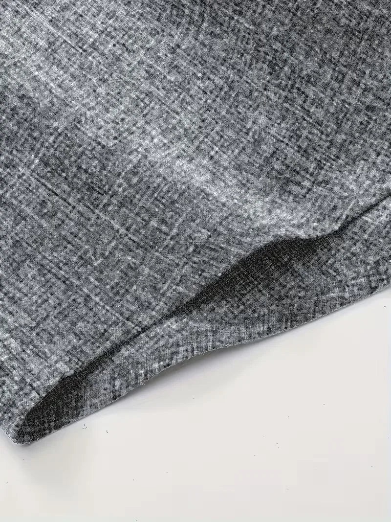 Chemise à manches courtes coupe régulière avec col en V