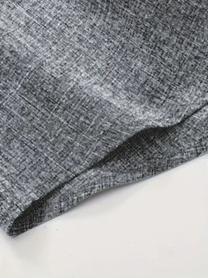 Chemise à manches courtes coupe régulière avec col en V
