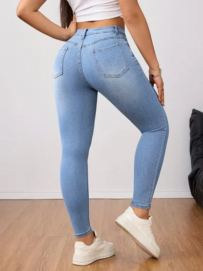 High-waisted Skinny Jeans
