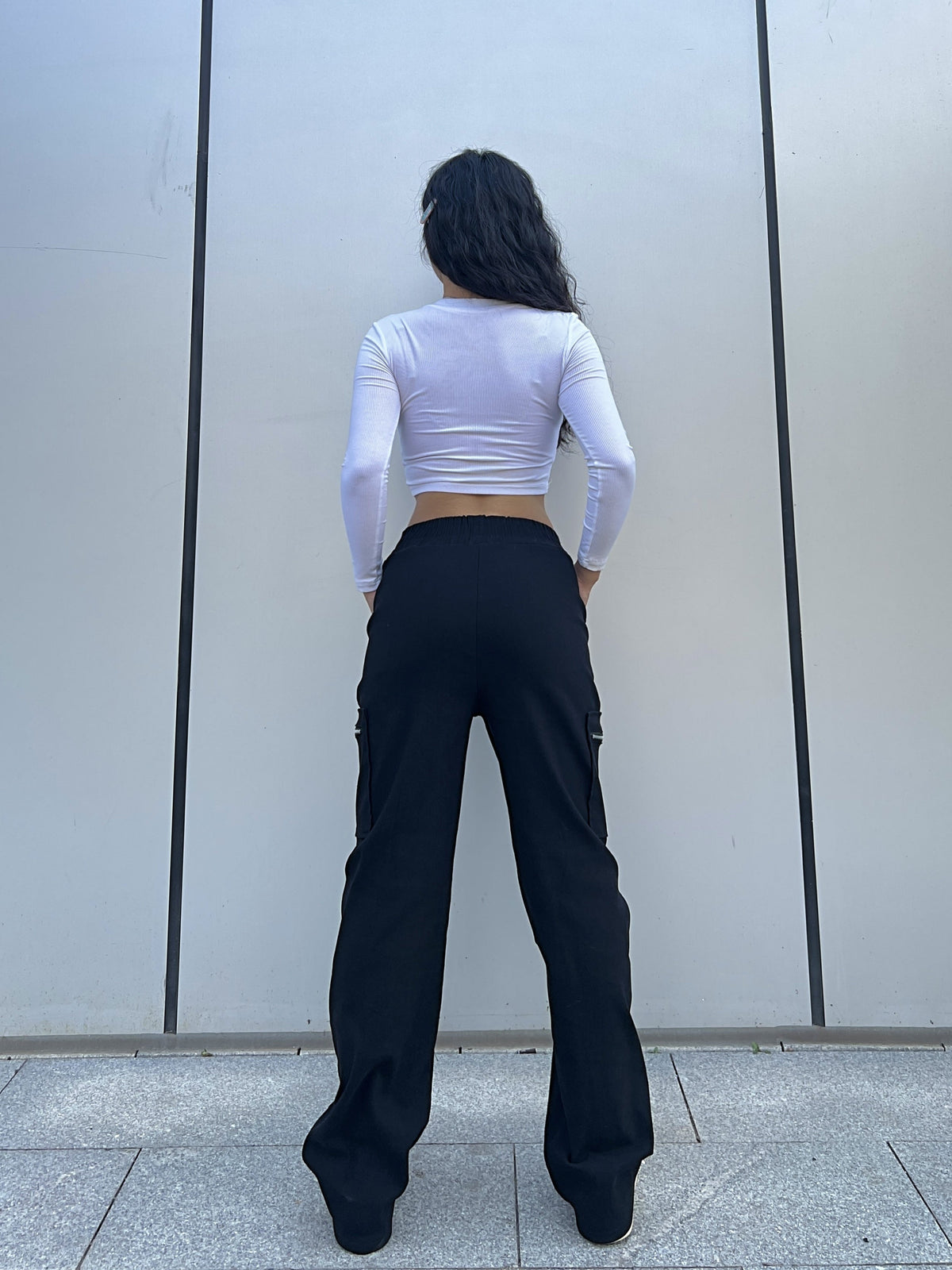 Comfortable Cargo Trousers for Women with Elastic Waist