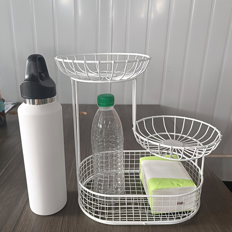 GoldenTier fruitschaal met 3 etages – Elegant en praktisch