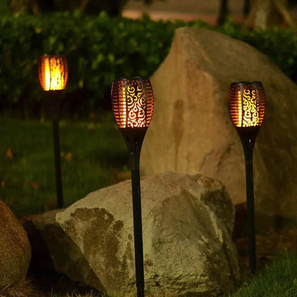 2x Solar Garden Lanterns for Magical Evenings