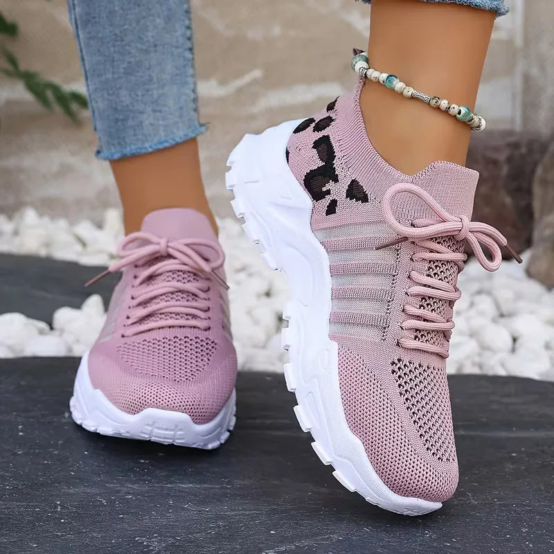 Low sneaker with leopard print