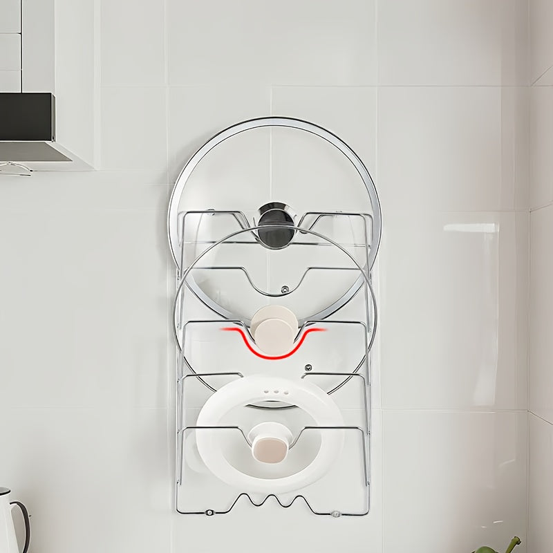 Organizador de tapas de cocina SteelOrganize – Solución de almacenamiento inteligente y compacta