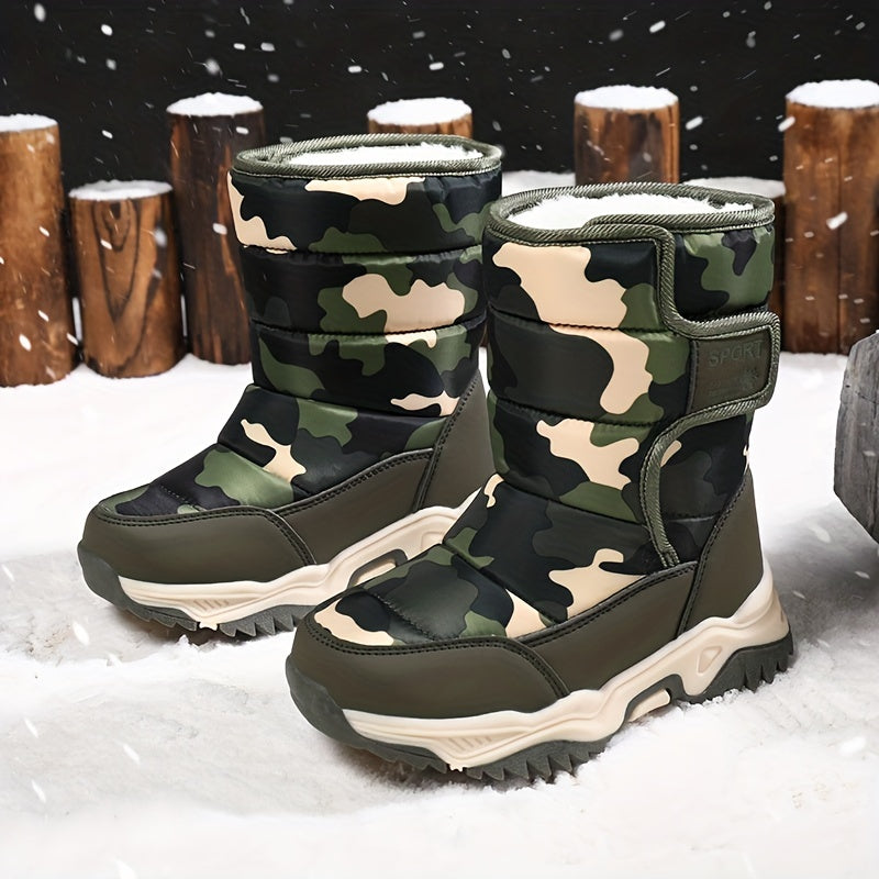 Warm cosy ankle boots for boys & girls - Kyan