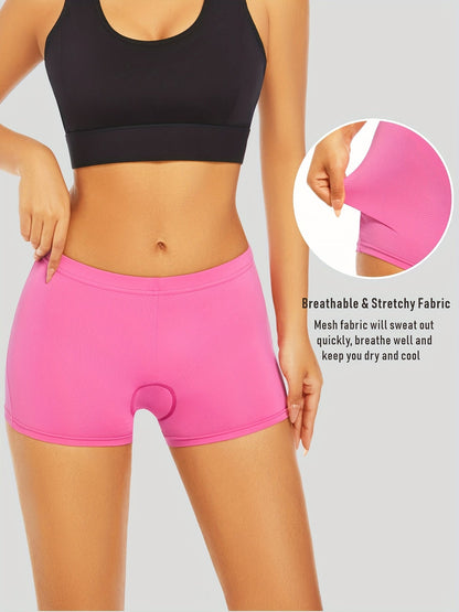 Damen-Radlerhose mit 4D-Polsterung – leicht und atmungsaktiv zum Radfahren und für Outdoor-Aktivitäten