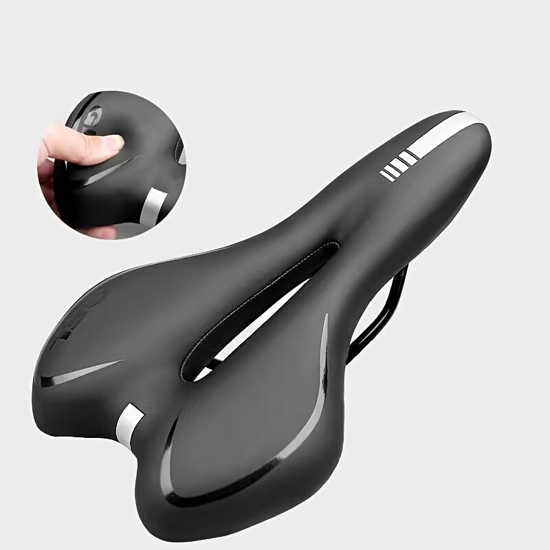 Pohodlné cyklistické sedlo s ergonomickým a prodyšným designem