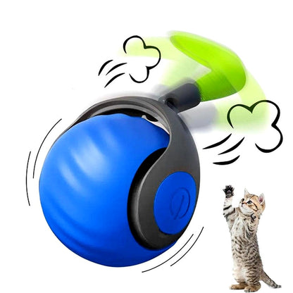 Interactive Cat Ball Toy - Self-Moving Rolling Play Ball