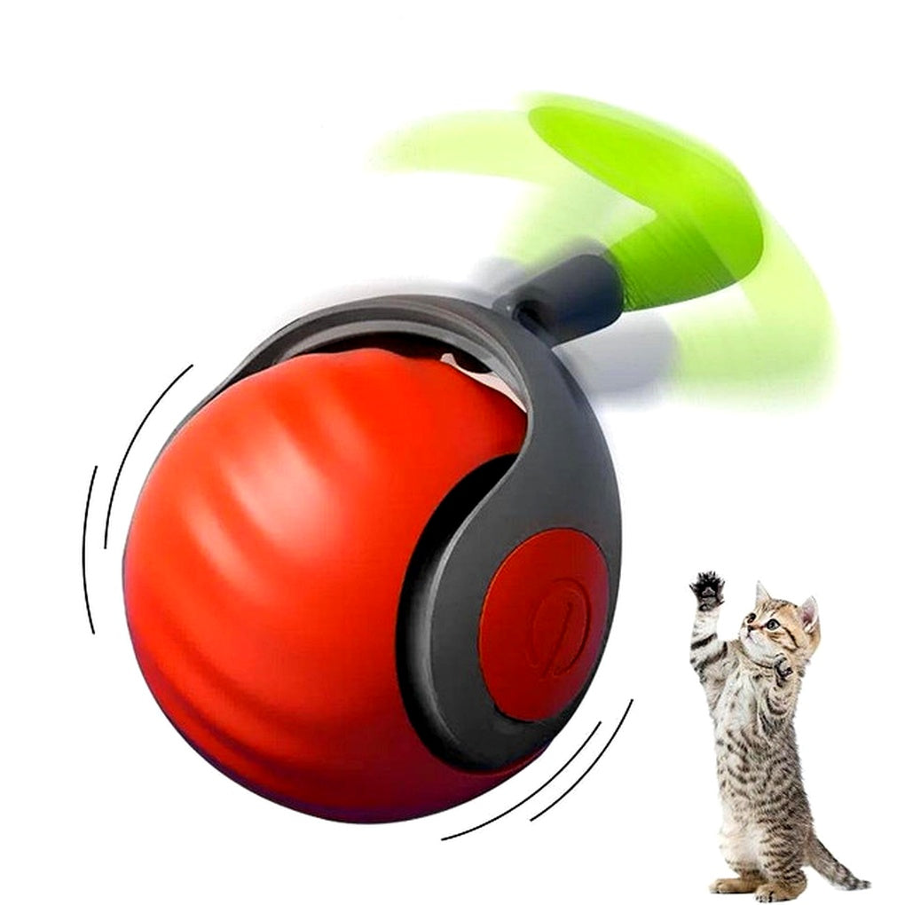 Interactive Cat Ball Toy - Self-Moving Rolling Play Ball
