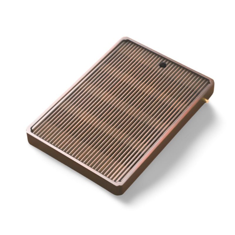 Bamboo Tea Table - Japanese Style with Water Drain - Elegant and Functional