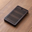 Mesa de té de bambú - Estilo japonés con desagüe - Elegante y funcional