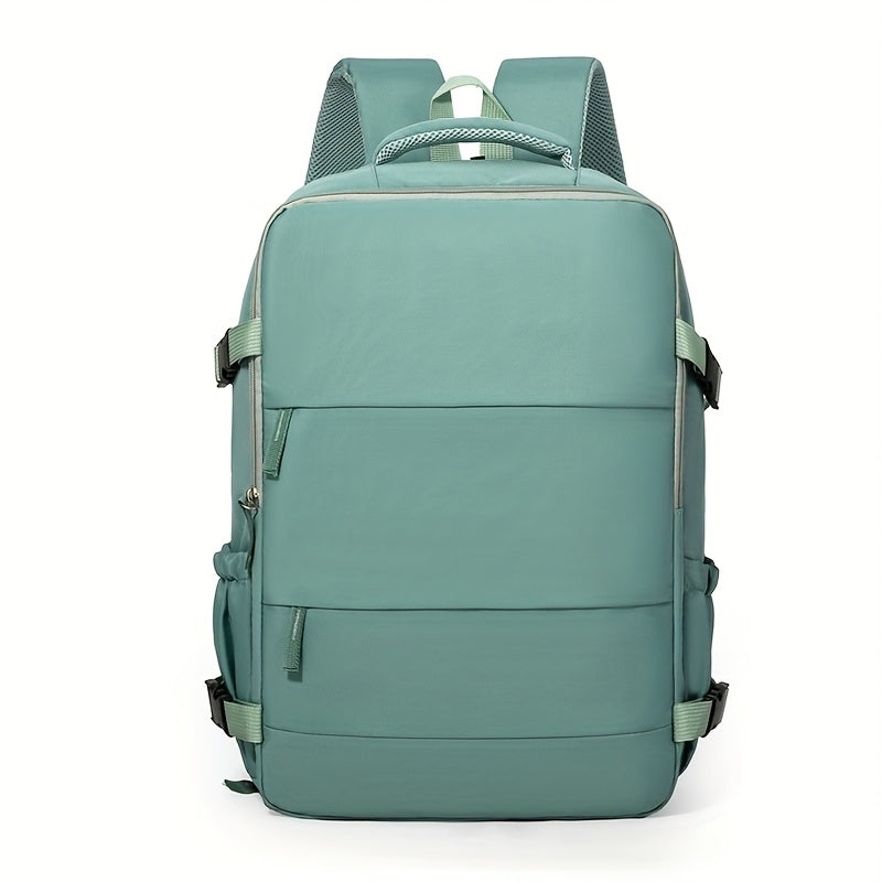 Mochila de viaje con apertura de 180° y compartimento para zapatos