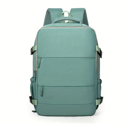 Mochila de viaje con apertura de 180° y compartimento para zapatos