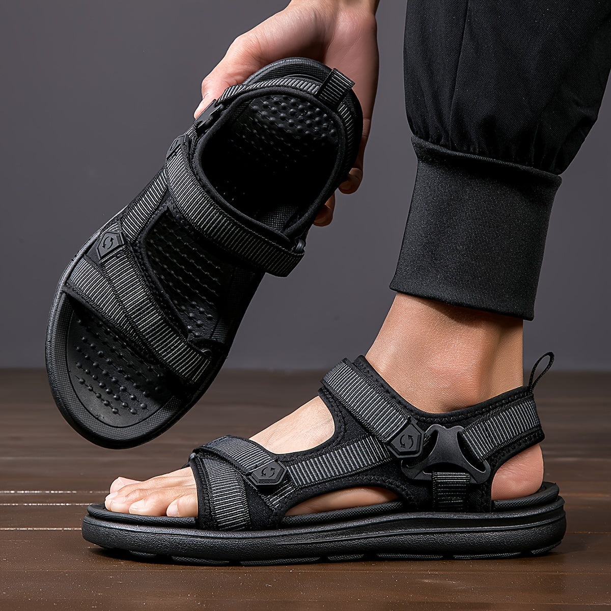 Sandalias TrailVent transpirables para hombre – Agarre cómodo para actividades al aire libre