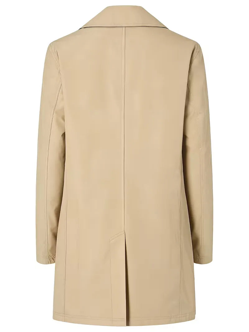 Trench-coat slim avec détail de poche